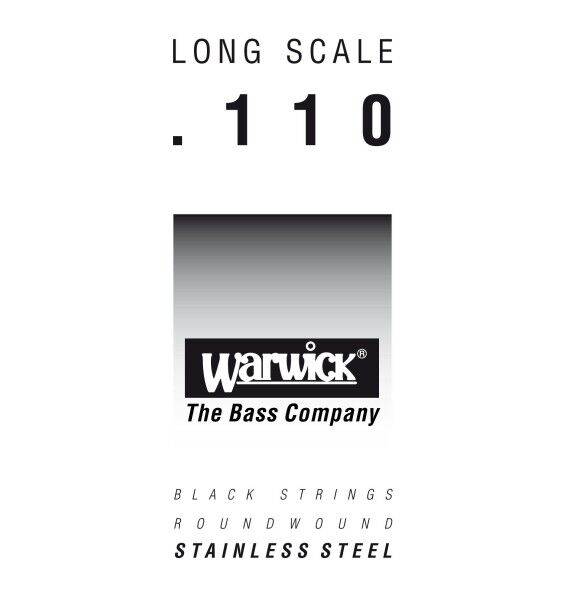 Warwick Black Label Bass Strings, Stainless Steel - Bass Single Strings - Long Scale