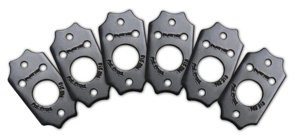 Graph Tech PRT-952-213 - Ratio InvisoMatch Mounting Plates, G-Style Two Screw Hole (6 pcs.)