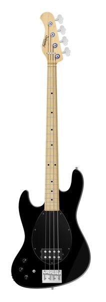 Sadowsky MetroLine 21-Fret Vintage M Bass, Swamp Ash Body, Maple Fingerboard, 4-String, Lefthand - Solid Black Satin