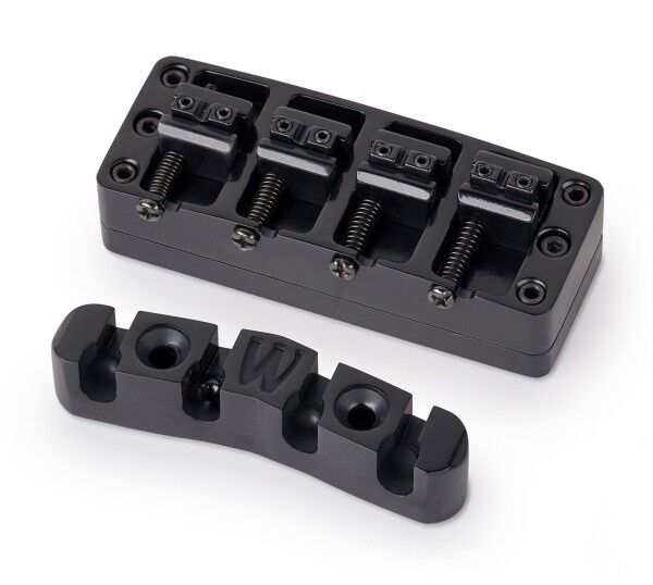 Warwick Parts - 2-Piece 3D Bridge & Tailpiece, 4-String, Brass