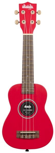 KALA Ukadelic UK-CHERRYBOMB - Cherry Bomb Soprano Ukulele, with Tote Bag