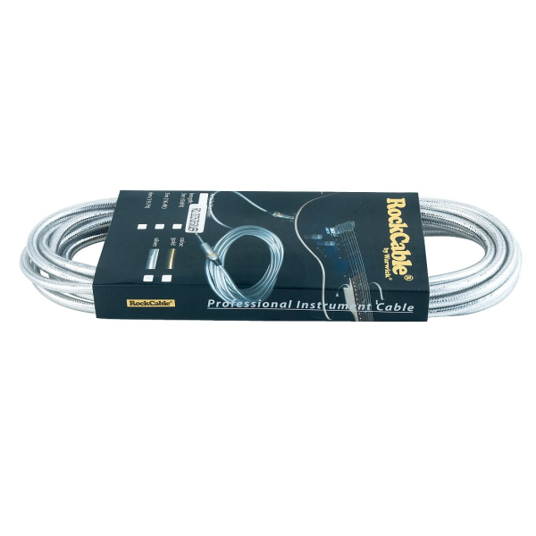 Instrument Cable Silver straight jack