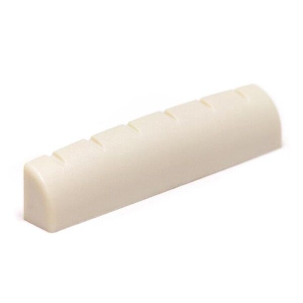 NuBone LC-6060-L0 - G-Style Guitar Nut, Flat, Slotted, Lefthand Version