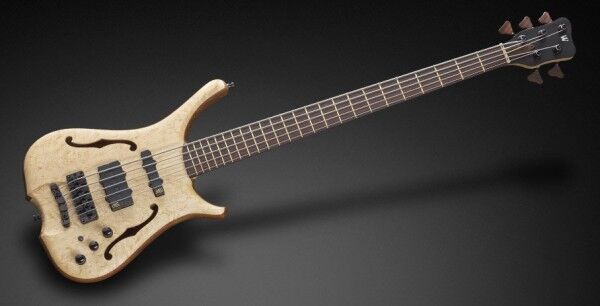 Warwick Masterbuilt Infinity, Birdseye Maple, 5-String - Natural Oil Finish