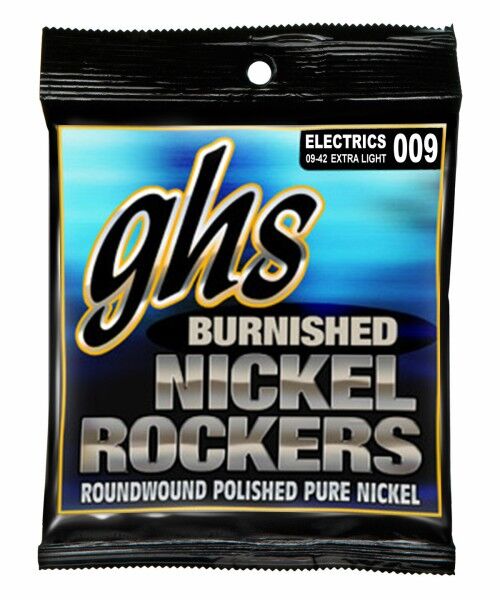 GHS Burnished Nickel Rockers Electric Guitar String Sets