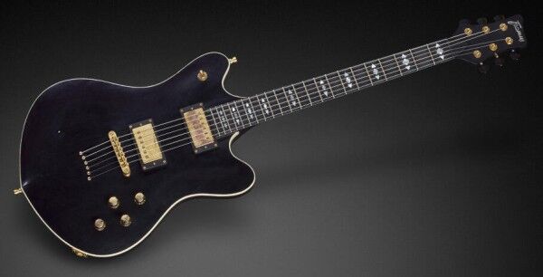 Framus Custom Shop William DuVall Talisman Signature - Aged Solid Black High Polish - 17-3727