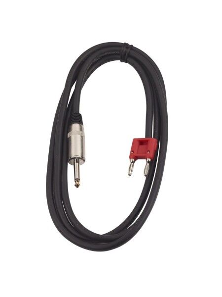 RockCable Speaker Cable - Banana Plug (4 mm) / straight TS Plug (6.3 mm)