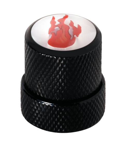 Framus & Warwick - Stacked Potentiometer Dome Knobs, Flame Inlay