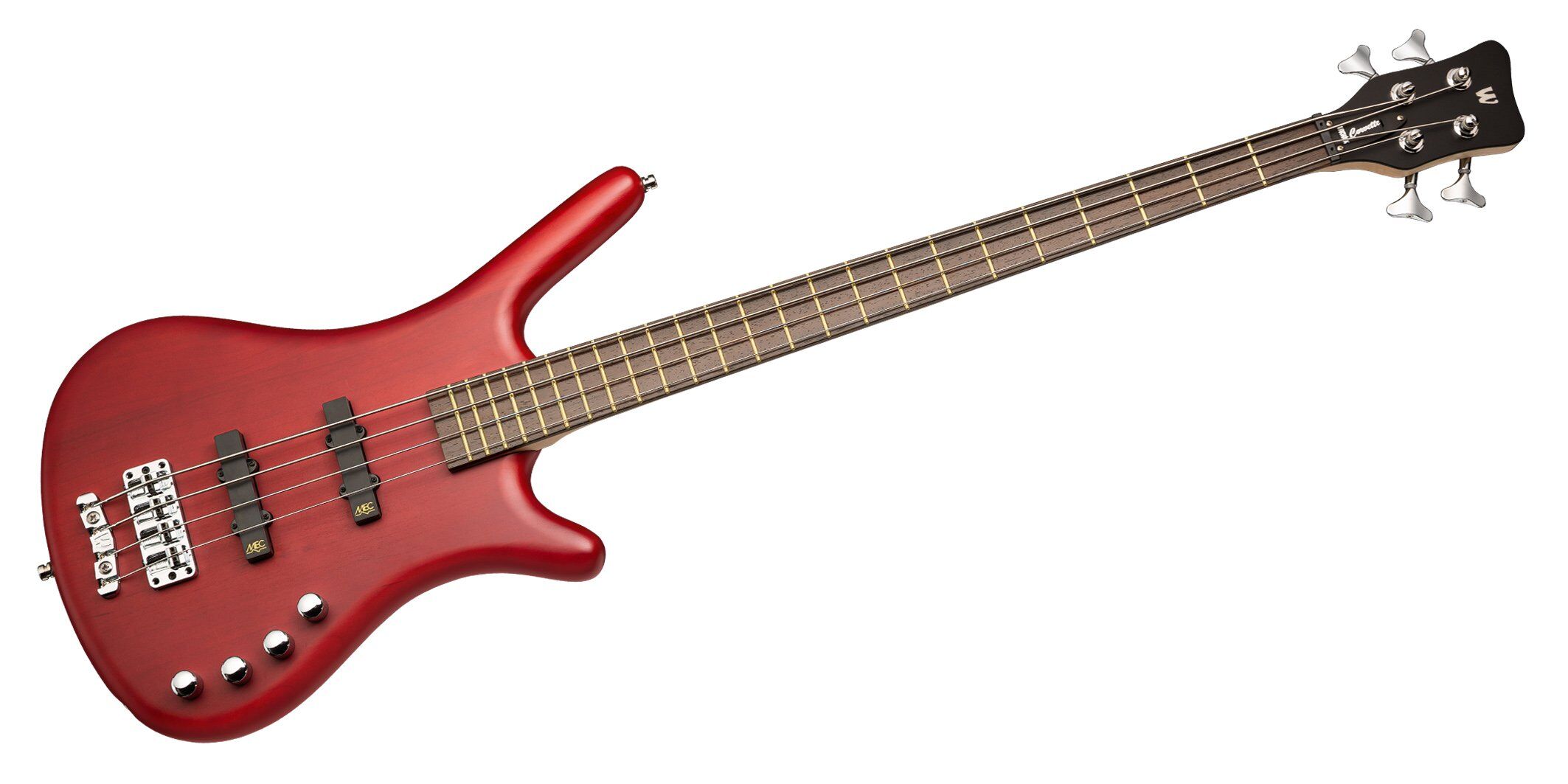 新製品情報も満載 Basic, Corvette RockBass Warwick 4-String Red Burgundy - ベース