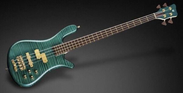Warwick Streamer LX 4st AAA Flamed Maple Top (Burgundy Red