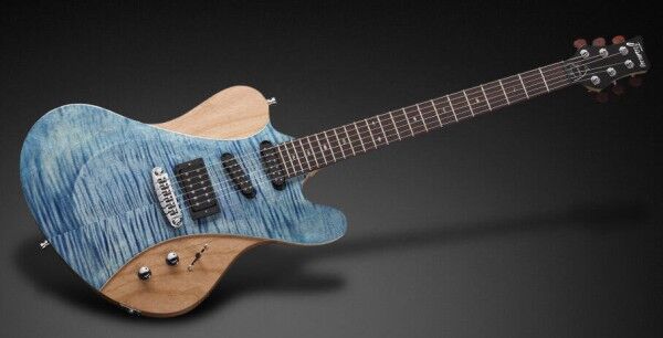 Framus Masterbuilt Idolmaker 5'R - Bleached Blue Transparent High Polish / Satin Back & Sides