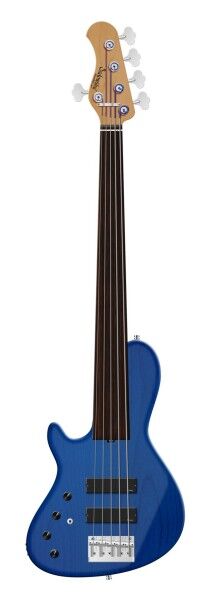 Sadowsky MasterBuilt 24-Fret Single Cut Bass, Red Alder Body, Lefthand, 5-String, Fretless