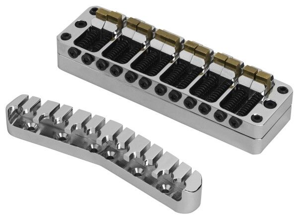Warwick 2-Piece 3D Bridges & Tailpieces, 12-String, Brass