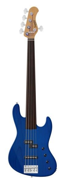 Sadowsky MasterBuilt 21-Fret Verdine White Artist Line, Red Alder Body, 5-String, Fretless