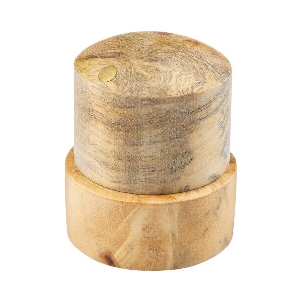 Framus & Warwick Parts - Stacked Wooden Dome Knob - Buckeye Burl
