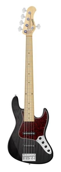 Sadowsky MetroLine 22-Fret Will Lee Artist Line Bass, Swamp Ash Body, Maple Fingerboard, 5-String - Nirvana Black Transparent Satin