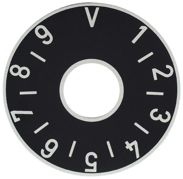 Framus Vintage Parts - Volume Plate, Black