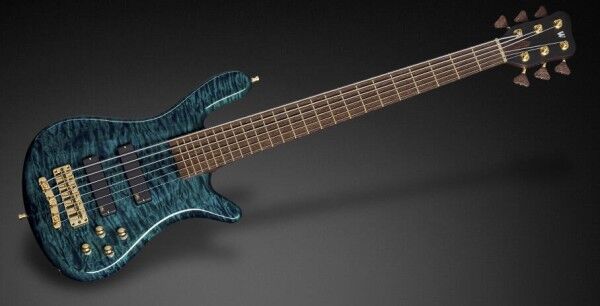 Warwick Custom Shop Streamer LX, 6-String - Deep Cerulean Transparent HIgh Polish - 17-3539