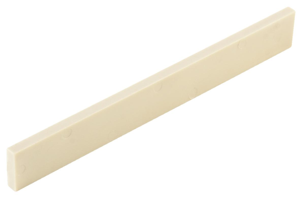 TUSQ LQ-9125-10 - Acoustic Guitar Saddle, Flat, Blank Slab, 1/8" thick - Luthier's Pack, 10 pcs.