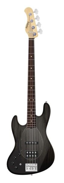 Sadowsky MetroLine 21-Fret Vintage M/J Bass, Red Alder Body, Morado Fingerboard, 4-String, Lefthand - Nirvana Black Transparent Satin