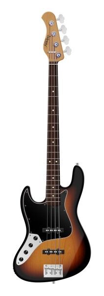 Sadowsky MasterBuilt 20-Fret Ultra Vintage J/J Bass, Red Alder Body, Morado Fingerboard, 4-String, Lefthand - '59 Burst Transparent Satin
