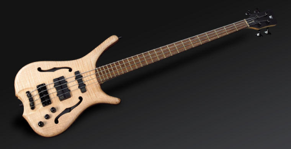 Warwick Masterbuilt Infinity, Flamed Maple, 4-String - Natural Oil Finish