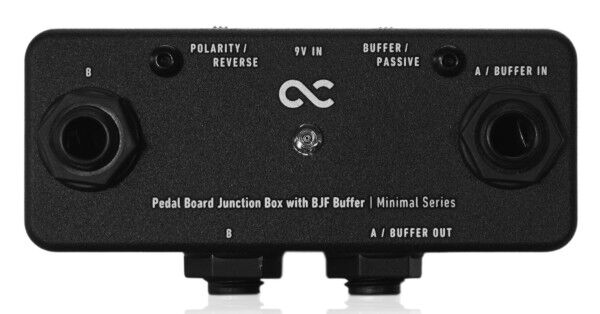 One Control Minimal Series Pedal Board Junction Box with BJF Buffer - Pedalboard Patchbay