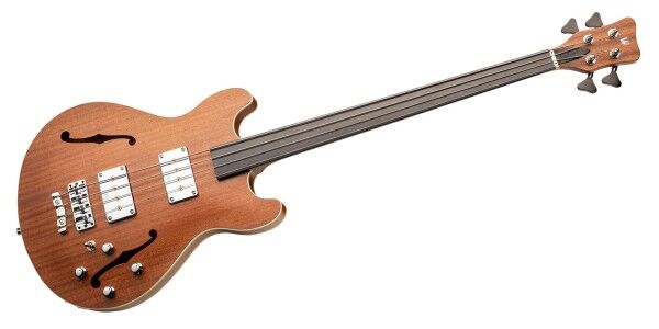 Warwick Custom Shop Star Bass II, Fretless - 4-string, Natural Oil Finish - 22-4374