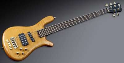 Warwick Masterbuilt Streamer Jazzman, 5-String - Honey