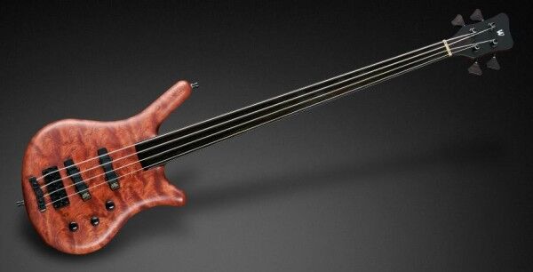 Warwick Custom Shop Thumb NT, 4-String - Fretless - Natural Oil Finish - 18-3857