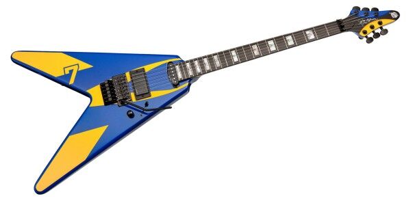 Framus Custom Shop WH-1 Signature - Special Blue High Polish, Blue Angels Theme - 24-4438