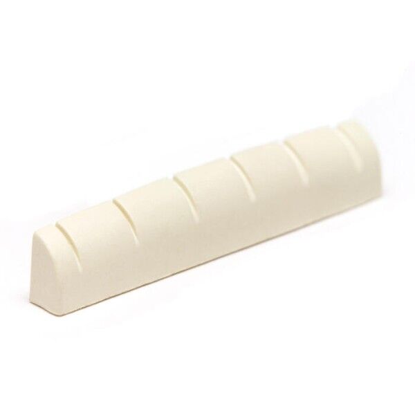 NuBone LC-6136-10 - Acoustic/Electric Guitar Nut, Flat, Slotted, 1 13/16" long - Luthier's Pack, 10 pcs.