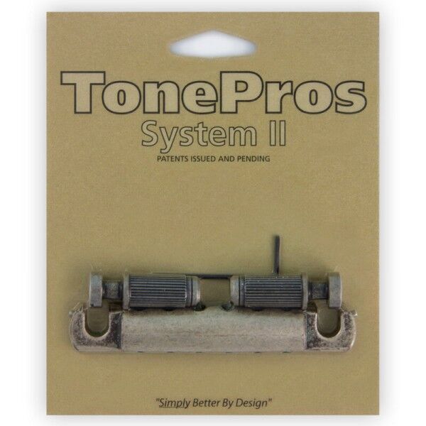 TonePros T1ZSA - Standard Aluminum Tailpiece (Locking Stop Bar)