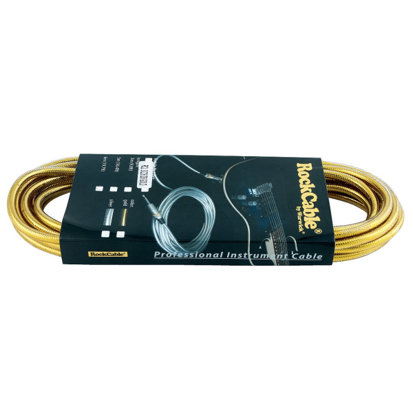Instrument Cable Gold straight jack