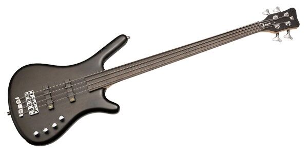 Warwick RockBass Corvette Basic, 4-String, Fretless - Nirvana Black Transparent Satin