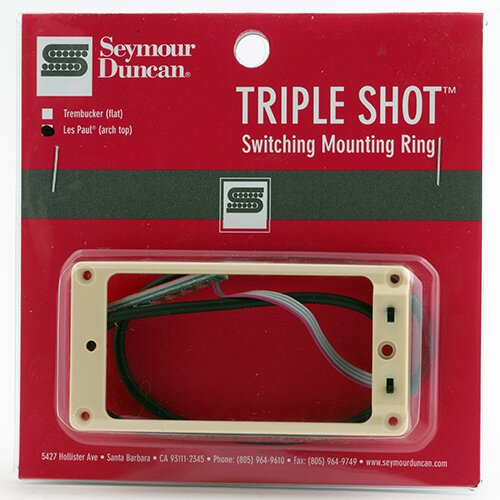 Seymour Duncan STS-2B - Triple Shot, Bridge Switching Mounting Rings, Arched