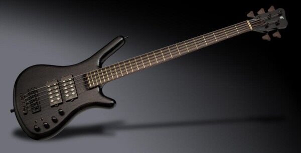 Warwick Masterbuilt Corvette $$ NT Ash, 5-String - Nirvana Black Transparent Satin