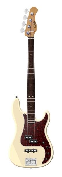 Sadowsky MasterBuilt 21-Fret Hybrid P/J Bass, Red Alder Body, Morado Fingerboard, 4-String - Solid Olympic White High Polish