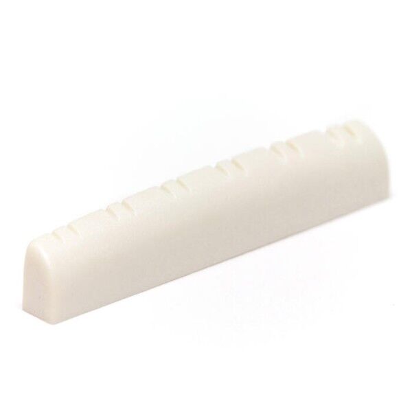 NuBone LC-1578-10 - 12-String Guitar Nut, Flat, Slotted, 3/16" thick - Luthier's Pack, 10 pcs.