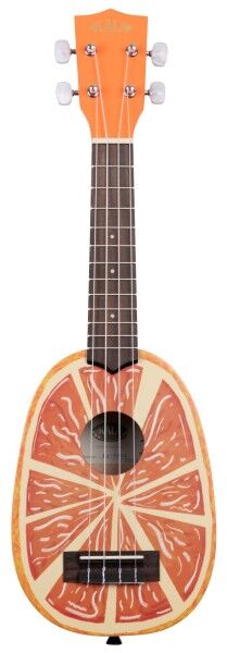 KALA KA-NV-ORNG - Novelty Series Orange Soprano Ukulele, with Bag