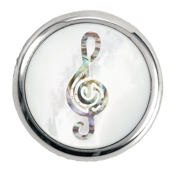 Framus & Warwick - Potentiometer Dome Knobs, Treble Clef Inlay