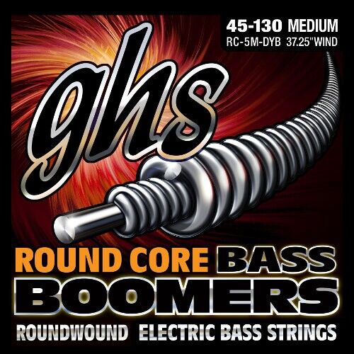 GHS Round Core Boomers Bass String Sets
