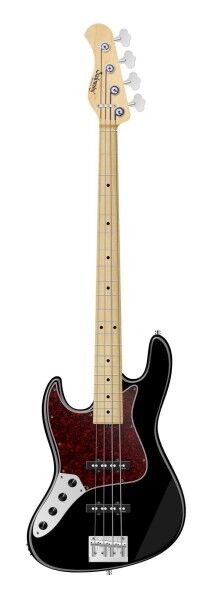 Sadowsky MetroLine 22-Fret Will Lee Artist Line Bass, Swamp Ash Body, Maple Fingerboard, 4-String, Lefthand - Solid Black High Polish