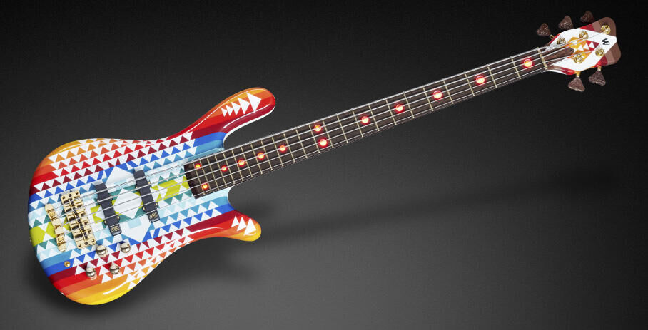 Warwick Custom Shop Streamer Stage II, 5-String - Iroquai Artwork 