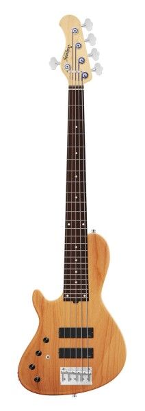 Sadowsky MetroLine 24-Fret Single Cut Bass, Red Alder Body, Morado Fingerboard, 5-String, Lefthand - Natural Transparent Satin