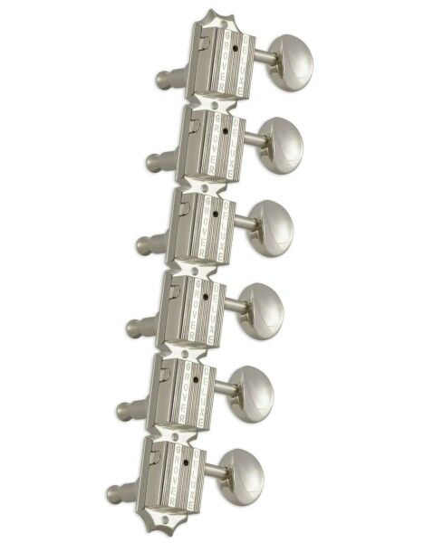 Grover 136 Series - Vintage Deluxe Machine Heads - Guitar Machine Heads, 6-in-Line, Bass Side (Left)
