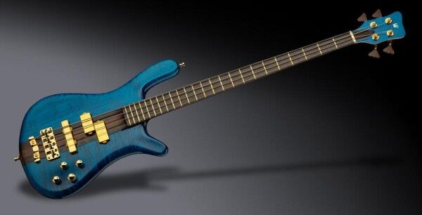 Warwick Custom Shop Streamer Stage I, 4-String - Ocean BlueTransparent High Polish - 20-4165