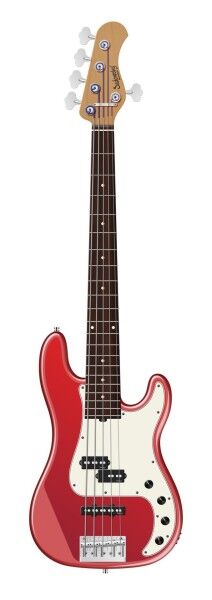 Sadowsky MasterBuilt 21-Fret Hybrid P/J Bass, Red Alder Body, Morado Fingerboard, 5-String - Solid Dakota Red High Polish