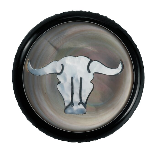 Framus & Warwick - Potentiometer Dome Knobs, Bull Skull Inlay