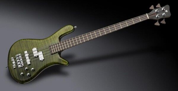 Warwick Masterbuilt Streamer LX, 4-String - Emeraude Green Transparent High Polish